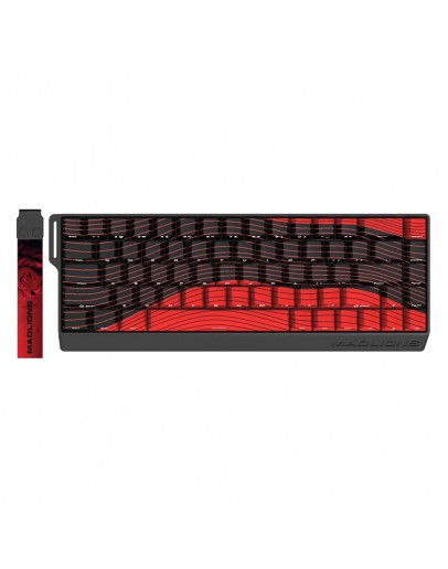 Madlions професионална геймърска механична клавиатура Professional Gaming Mechanical Keyboard FIRE 68 ULTRA - 8K, Gateron Magnetic Jade Switches - Black