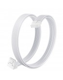 1stPlayer модулен кабел Custom Sleeved Modding Cable White - PCIe 5.0 12VHPWR M/M - FM2-B-WH