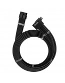 1stPlayer модулен кабел Custom Sleeved Modding Cable Black - PCIe 5.0 12VHPWR M/M - FM2-B-BK