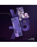 VGN професионална безжична геймърска механична клавиатура Wireless Professional Gaming Mechanical Keyboard - V87 PRO Athena - Aniya Switches, BT5.0, 2.4G