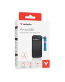 Verbatim Pocket SSD USB 3.2 Gen 2 2TB Black/Blue