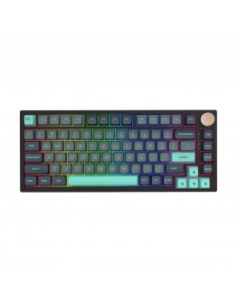 VGN безжична геймърска механична клавиатура Wireless Gaming Mechanical Keyboard - N75 PRO Caribbean Blue - Kailh Vaporwave Switches, RGB