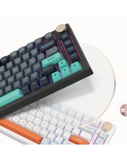 VGN безжична геймърска механична клавиатура Wireless Gaming Mechanical Keyboard - N75 PRO Caribbean Blue - Kailh Vaporwave Switches, RGB