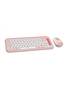 Logitech Pop Icon Combo - Rose - US INTL - BT - N/