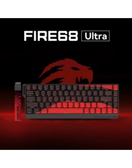 Madlions професионална геймърска механична клавиатура Professional Gaming Mechanical Keyboard FIRE 68 ULTRA - 8K, Gateron Magnetic Jade Switches - Black