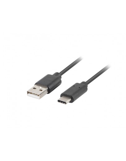 Lanberg USB-C(M) ->  USB-A (M) 2.0 cable 1m, black