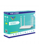 Безжичен рутер LB LINK BL-WR1300H, 1200Mbps, Dual-Band, 4 антени, Бял - 19052