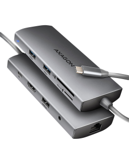 AXAGON HMC-8HLSA USB-C 3.2 Gen 1 hub, 3x USB-A +