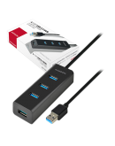 AXAGON HUE-S2BL 4x USB3.0 Charging Hub 1.2m