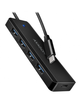 AXAGON HUE-C1C 4x USB3.2 Gen 1 Travel hub, USB-C