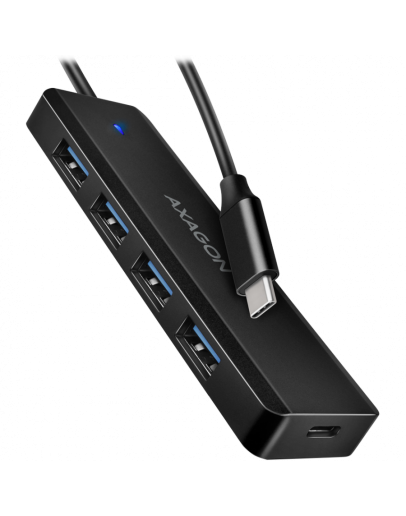 AXAGON HUE-C1C 4x USB3.2 Gen 1 Travel hub, USB-C