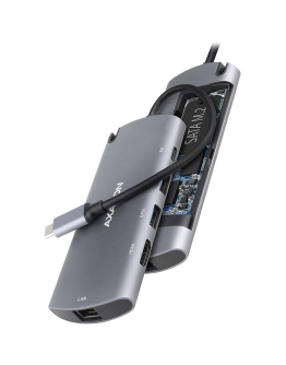 Axagon HMC-6M2 SUPERSPEED USB-C COMBO 6IN1