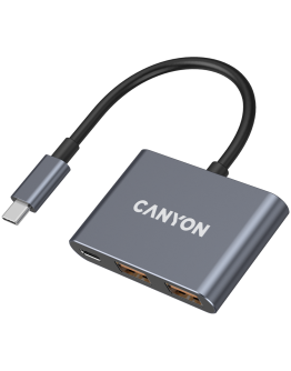 CANYON hub DS-3 3in1 USB-C Dark