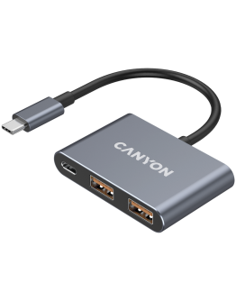 CANYON hub DS-3 3in1 USB-C Dark