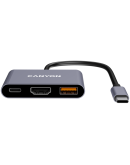 CANYON hub DS-4 3in1 USB-C