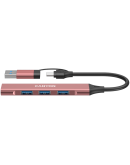 CANYON hub DS-02 4in1 USB-A/C