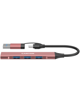 CANYON hub DS-02 4in1 USB-A/C