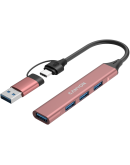 CANYON hub DS-02 4in1 USB-A/C