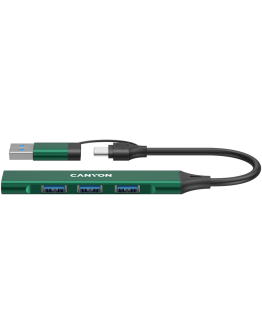 CANYON hub DS-02 4in1 USB-A/C