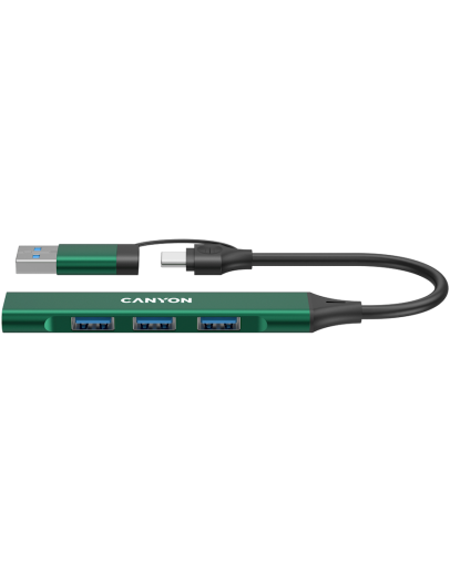 CANYON hub DS-02 4in1 USB-A/C