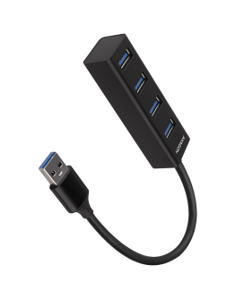 AXAGON HUE-M1A 4x USB3.2 Gen 1 MINI hub, metal,