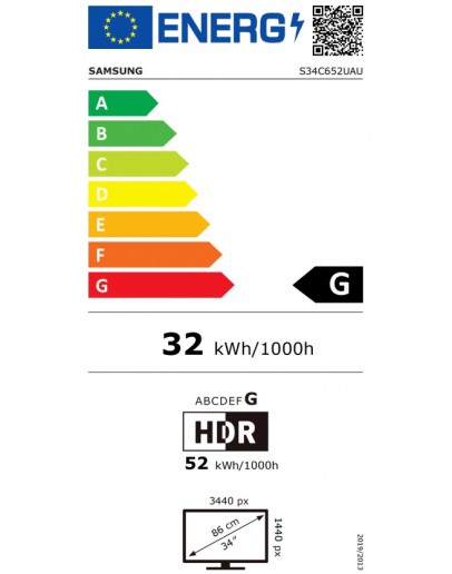 Монитор Samsung 34A652 , 34 VA LED, Curved 1000R, 100 Hz, 
