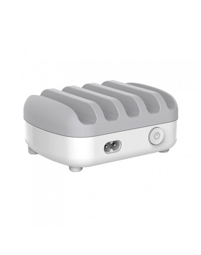 Orico зарядна станция за мобилни устройства Charger Station 220V - 5 x USB 40W White - DUK-5P-EU-WH