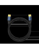 Vention кабел Display Port 1.4 DP M / M 8K 1m - Cotton Braided, Blue Aluminum Alloy - HCELF
