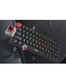 Marvo механична геймърска клавиатура Gaming Mechanical keyboard Saber 61 KG933G - 61 keys, Red Switches [Linear]