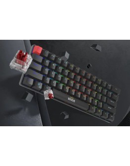 Marvo механична геймърска клавиатура Gaming Mechanical keyboard Saber 61 KG933G - 61 keys, Red Switches [Linear]
