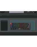 Marvo механична геймърска клавиатура Gaming Mechanical keyboard Saber 61 KG933G White - 61 keys, Red Switches [Linear]