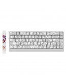 Madlions професионална геймърска механична клавиатура Professional Gaming Mechanical Keyboard FIRE 68 ULTRA - 8K, Gateron Magnetic Jade Switches - White Counto