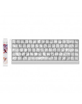 Madlions професионална геймърска механична клавиатура Professional Gaming Mechanical Keyboard FIRE 68 ULTRA - 8K, Gateron Magnetic Jade Switches - White Counto