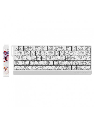 Madlions професионална геймърска механична клавиатура Professional Gaming Mechanical Keyboard FIRE 68 ULTRA - 8K, Gateron Magnetic Jade Switches - White Counto