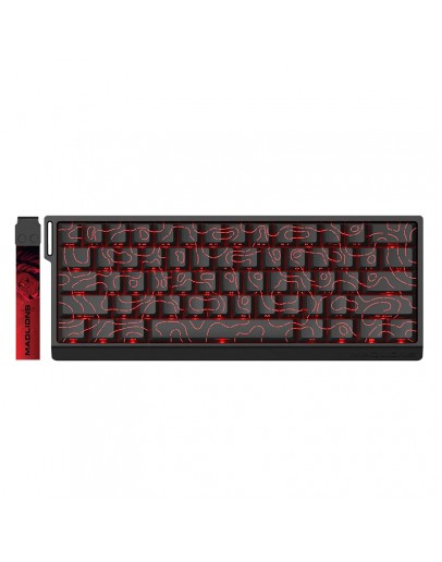 Madlions професионална геймърска механична клавиатура Professional Gaming Mechanical Keyboard MAD 60 PRO - Black, 8K, Gateron Jade Customized [Linear]