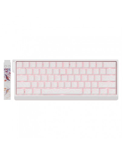 Madlions професионална геймърска механична клавиатура Professional Gaming Mechanical Keyboard MAD 60 PRO - White, 8K, Gateron Jade Customized [Linear]