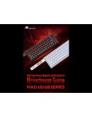 Madlions професионална геймърска механична клавиатура Professional Gaming Mechanical Keyboard MAD 60 PRO - White, 8K, Gateron Jade Customized [Linear]