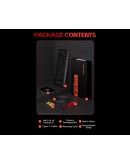 Madlions професионална геймърска механична клавиатура Professional Gaming Mechanical Keyboard MAD 60 PRO - Black, 8K, Sealed Silver Magnetic [Linear]