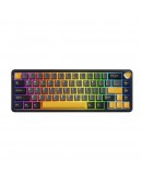 Marvo безжична механична геймърска клавиатура Wireless Gaming Mechanical keyboard Titan 65 - KG984W Black - Banana Crystal [Linear]
