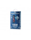 Безжично зарядно устройство Remax RP-W58, Qi, 15W, Бял - 40534