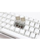 Ducky професионална геймърска механична клавиатура Professional Gaming Mechanical Keyboard One 2 Pro Mini Pure White - Kailh Box Brown [Tactile]