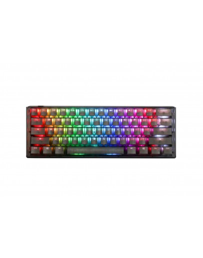 Ducky професионална геймърска механична клавиатура Professional Gaming Mechanical Keyboard One 3 Mini Aura Black - Cherry MX RGB Brown [Tactile]