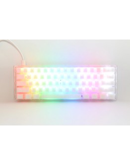 Ducky професионална геймърска механична клавиатура Professional Gaming Mechanical Keyboard One 3 Mini Aura White -  Cherry MX RGB Brown [Tactile]
