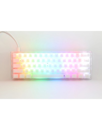 Ducky професионална геймърска механична клавиатура Professional Gaming Mechanical Keyboard One 3 Mini Aura White -  Cherry MX RGB Brown [Tactile]