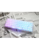 Ducky професионална геймърска механична клавиатура Professional Gaming Mechanical Keyboard One 3 Mini Aura White -  Cherry MX RGB Brown [Tactile]