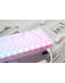 Ducky професионална геймърска механична клавиатура Professional Gaming Mechanical Keyboard One 3 Mini Aura White -  Cherry MX RGB Brown [Tactile]