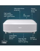 Epson EH-LS650W, 4K PRO-UHD, Laser,3600 ANSI lumen