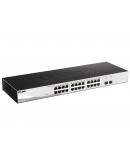 D-Link 26-Port Gigabit Smart Switch with 2 SFP por