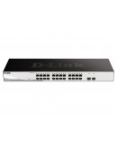 D-Link 26-Port Gigabit Smart Switch with 2 SFP por