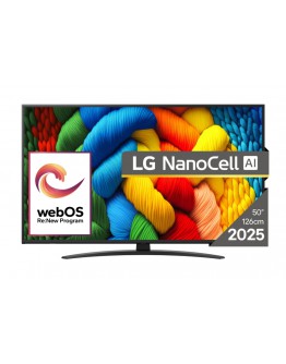 LG 50NANO81A3A, 50 4K HDR Smart Nano Cell TV, 3840